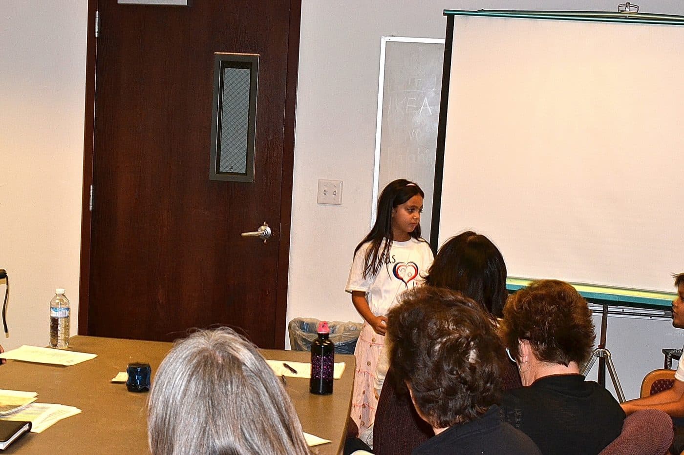 Speaking at the Conejo Compassion Coalition, archive photograph 2