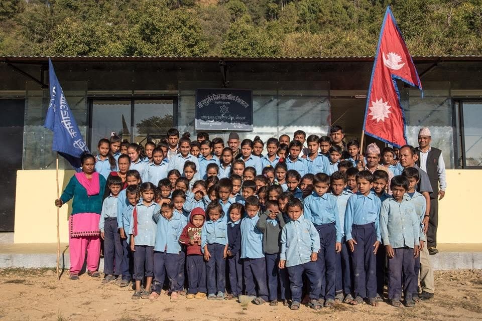 Aspen Elementary and Shree Sudarshan school exchange, archive photograph 2